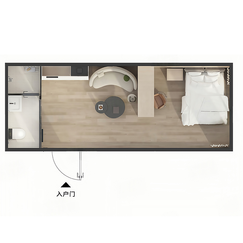 F3 Férias Cênicas Pequena Casa Modular Apple