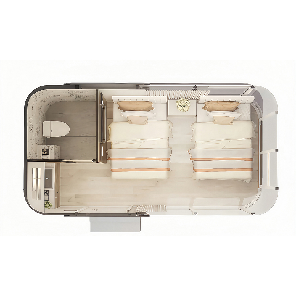 Residência modular fechada pré-fabricada S1