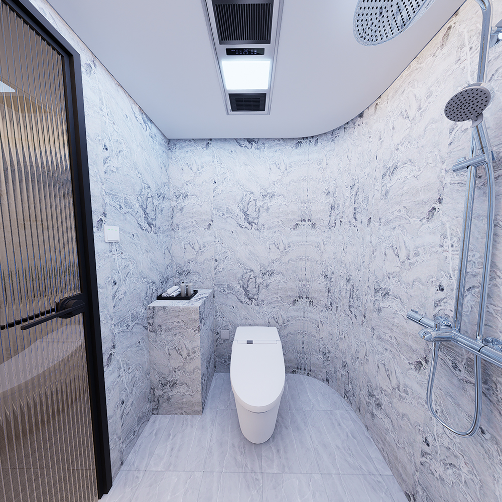 Residência modular fechada pré-fabricada S1