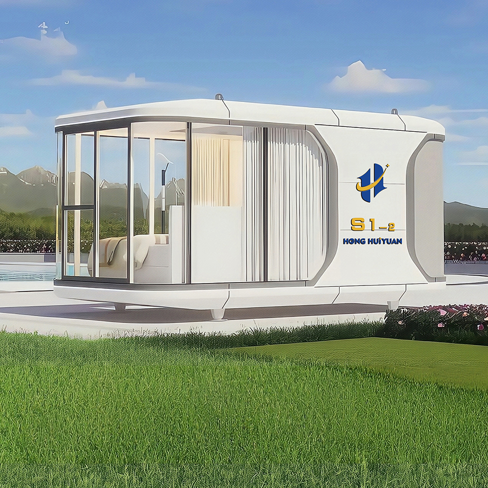 Residência modular fechada pré-fabricada S1
