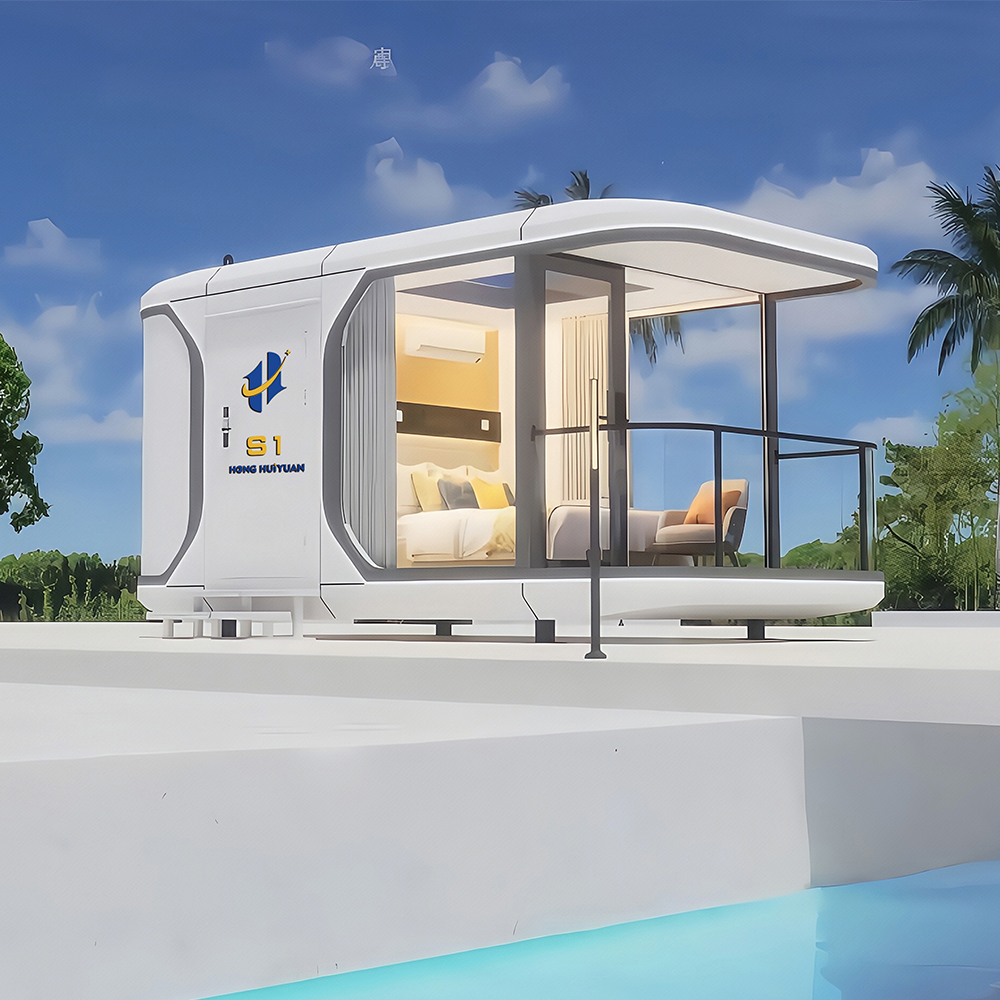 Casa de cápsula modular pré-fabricada padrão S1