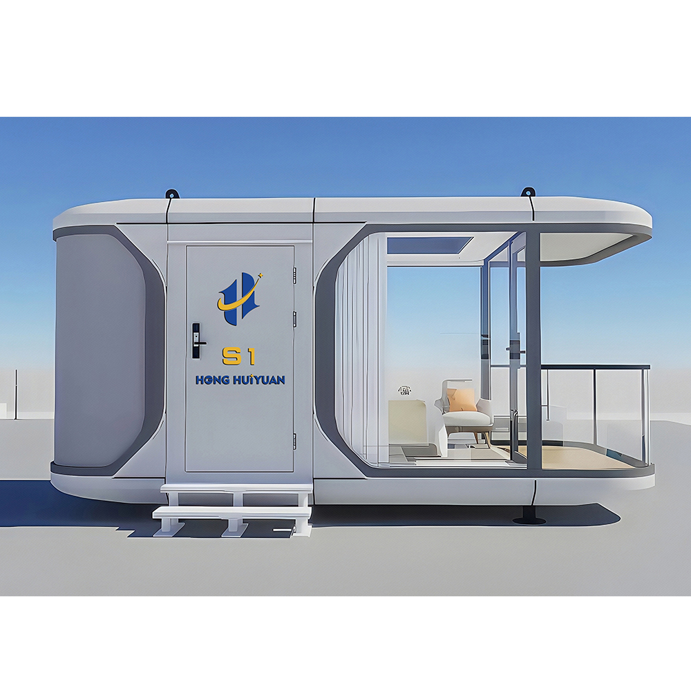 Casa de cápsula modular pré-fabricada padrão S1