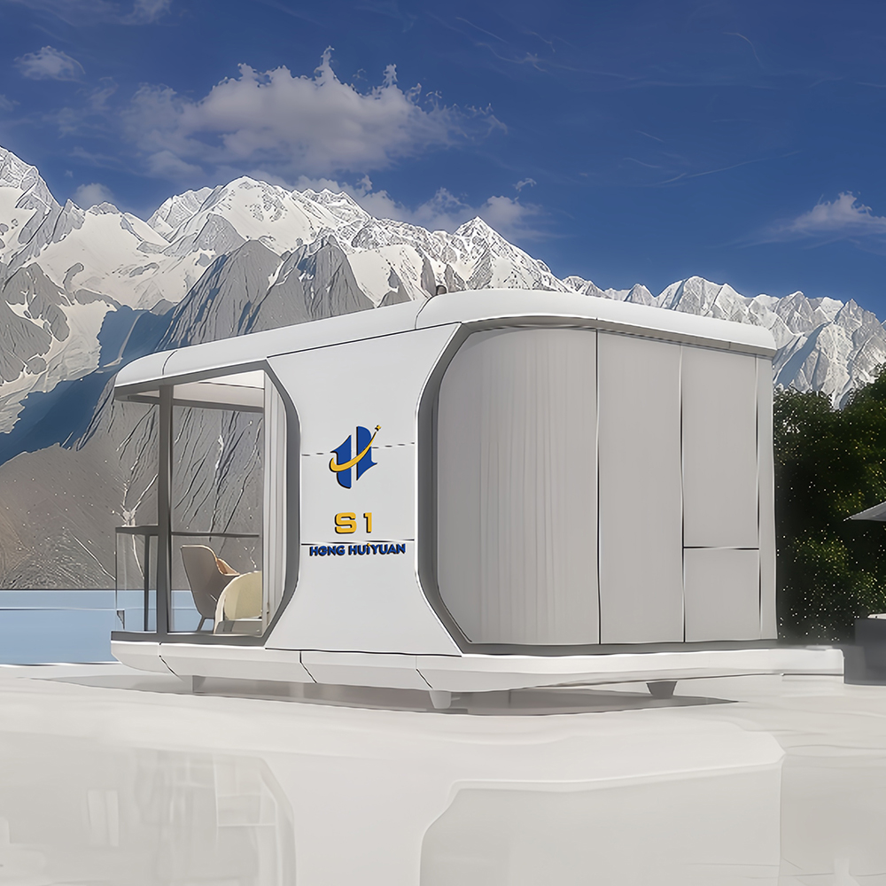 Casa de cápsula modular pré-fabricada padrão S1