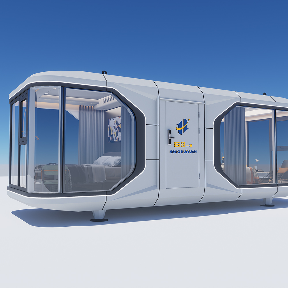 Casas de cápsulas modulares panorâmicas S3-2