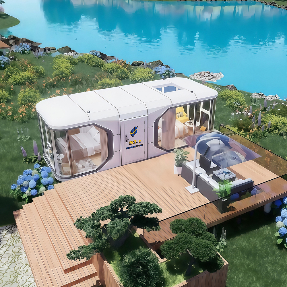 Casas de cápsulas modulares panorâmicas S3-2