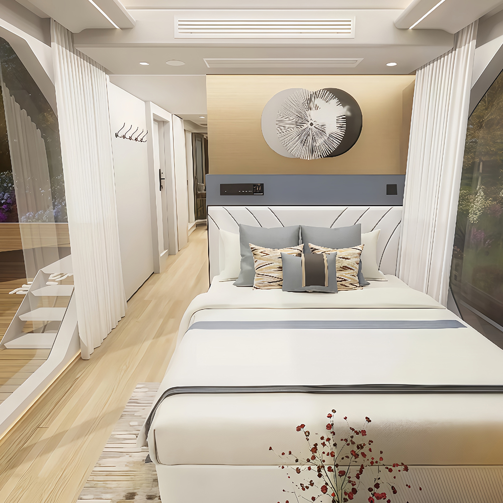 Casas cápsulas cênicas portáteis S5