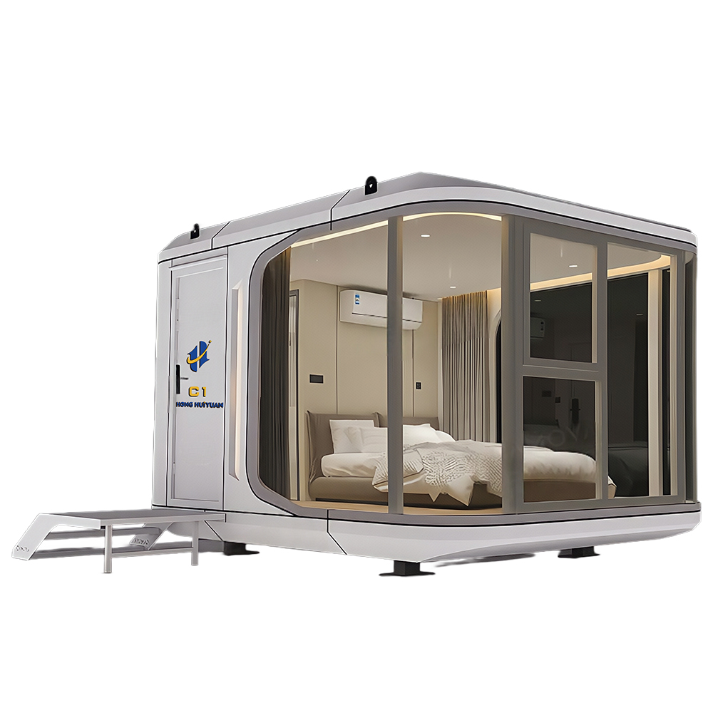 Cápsulas de acampamento modulares para paisagem C1