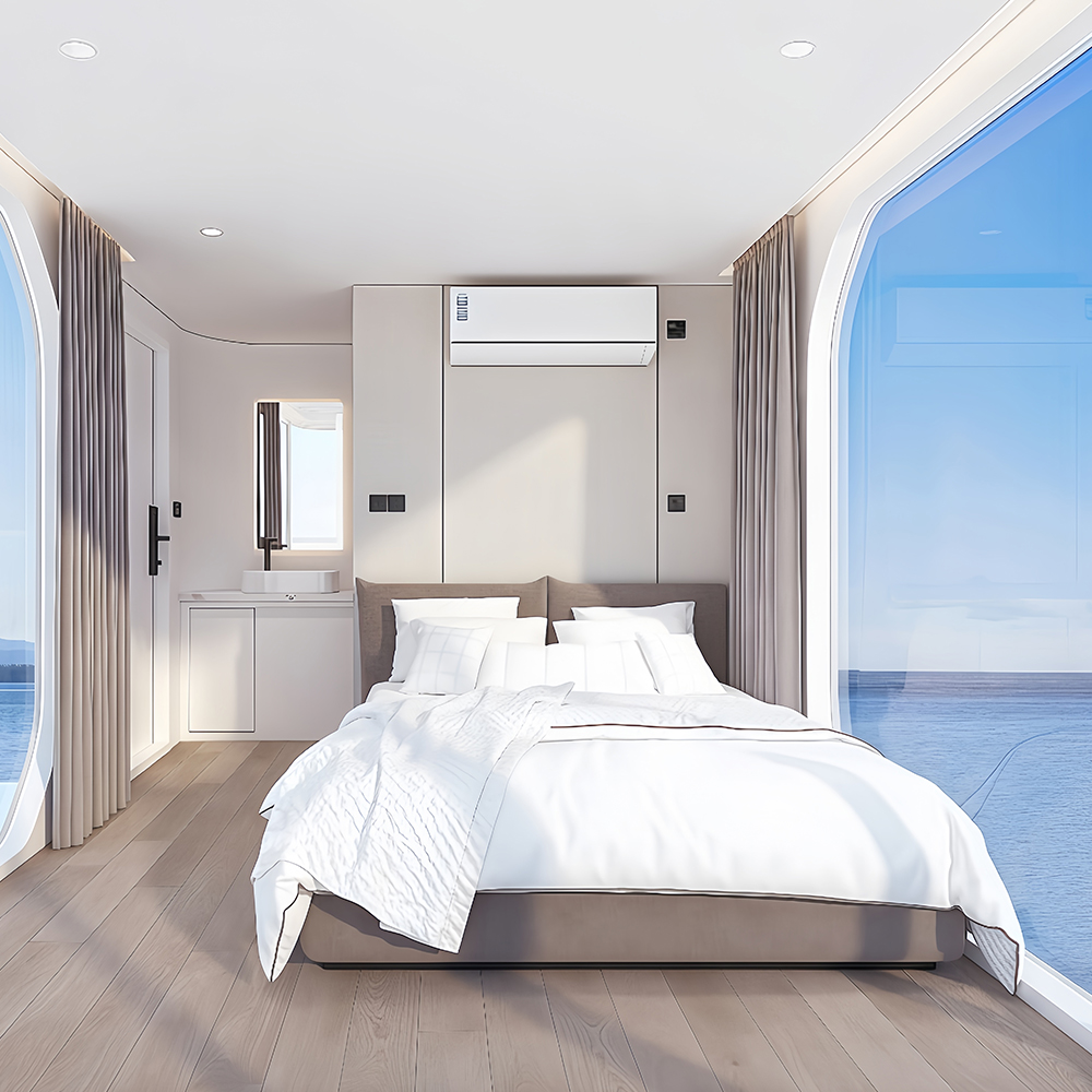 Cápsulas de acampamento modulares para paisagem C1
