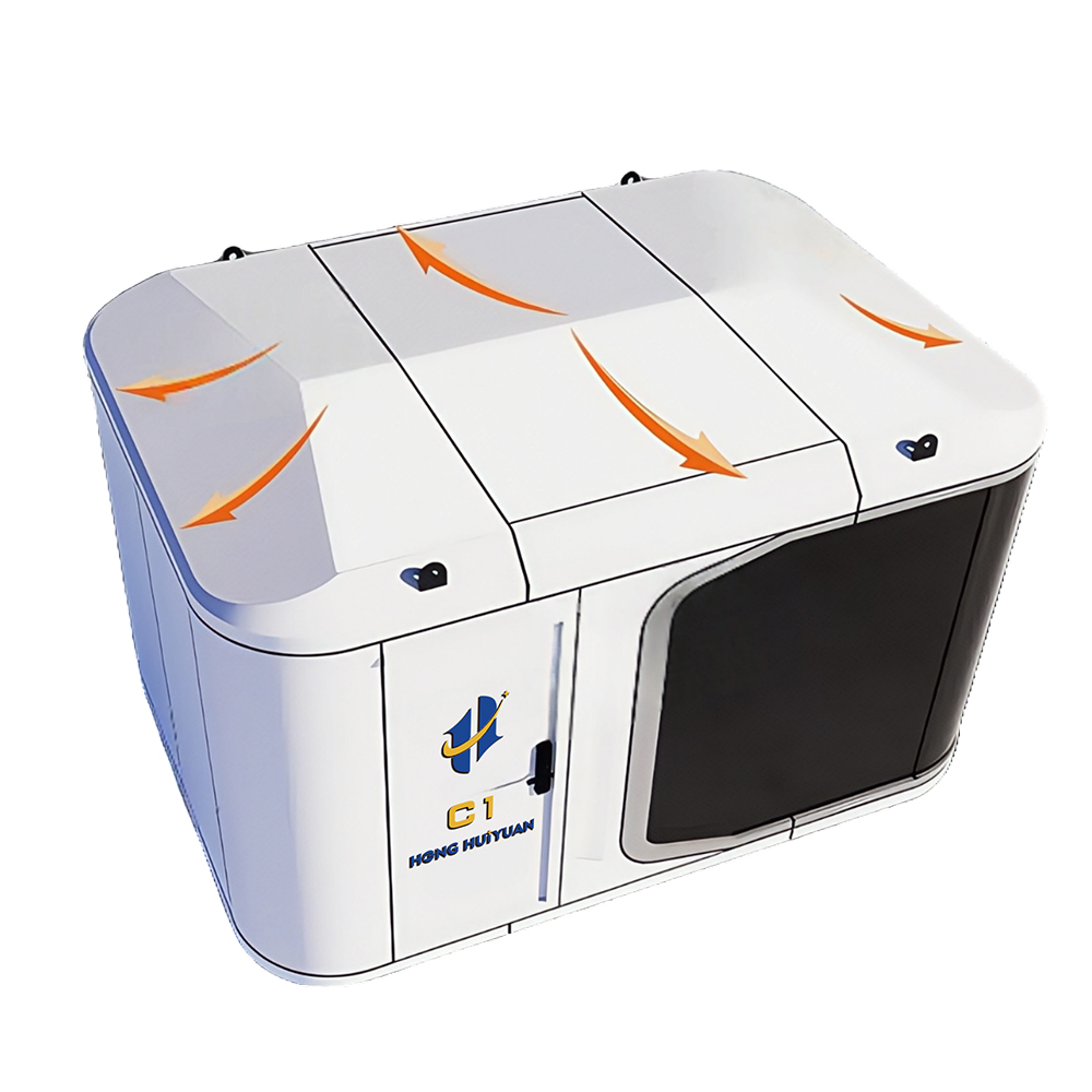 Cápsulas de acampamento modulares para paisagem C1