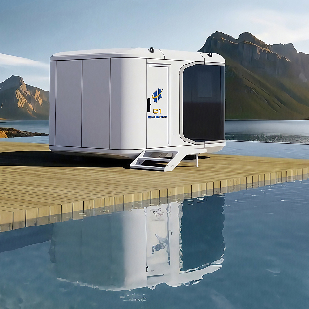 Cápsulas de acampamento modulares para paisagem C1